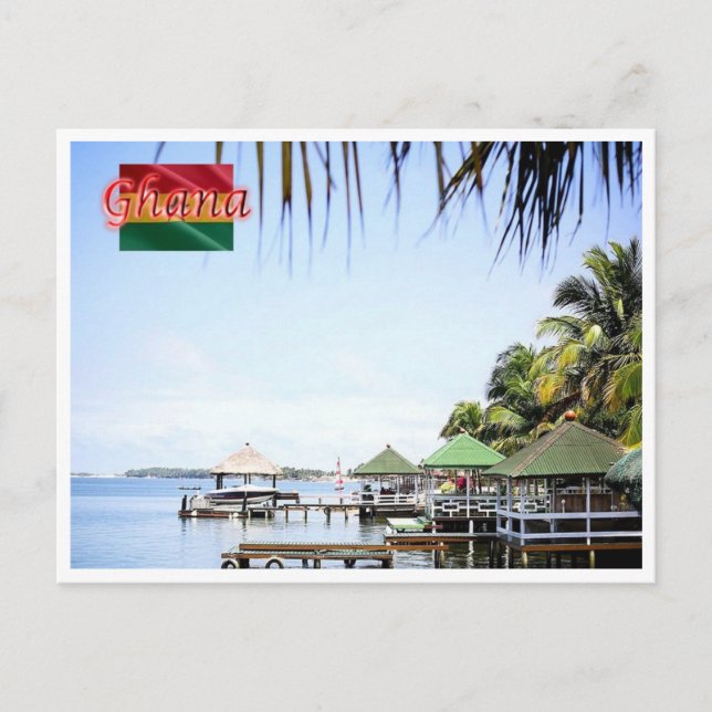Cartão Postal Gana - Costa do Gana - (Frente)