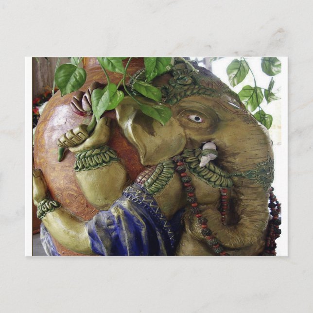 Cartão Postal Ganapati Ganesh (Frente)