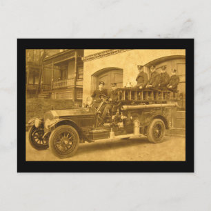 Cartão Postal Gancho e Escada Vintage no início dos anos 1900