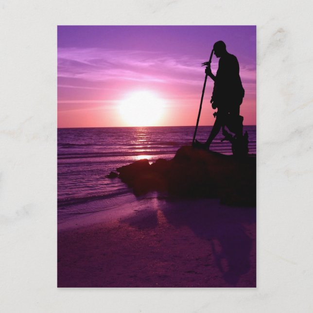 Cartão Postal Gandhi (Frente)