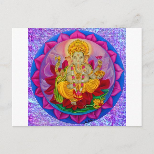 Cartão Postal Ganesh (Frente)