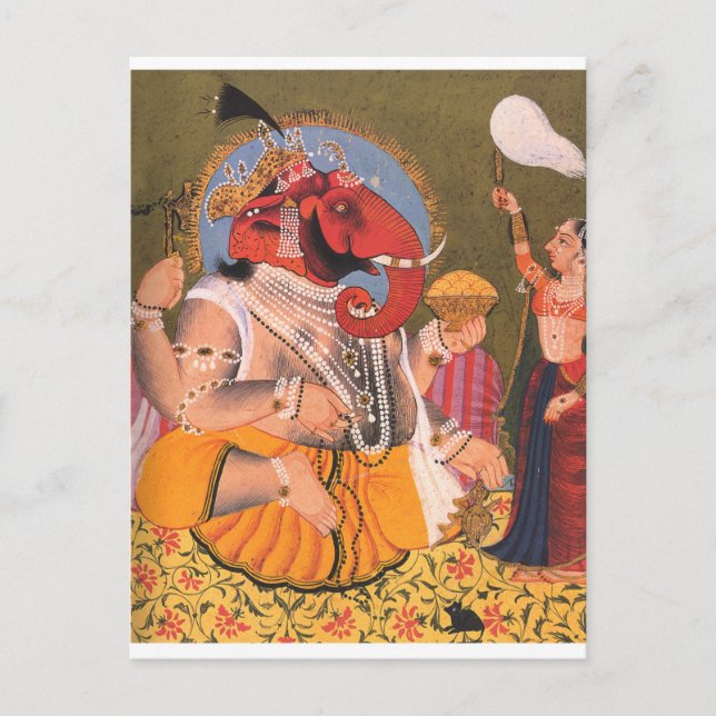 Cartão Postal Ganesh (Frente)