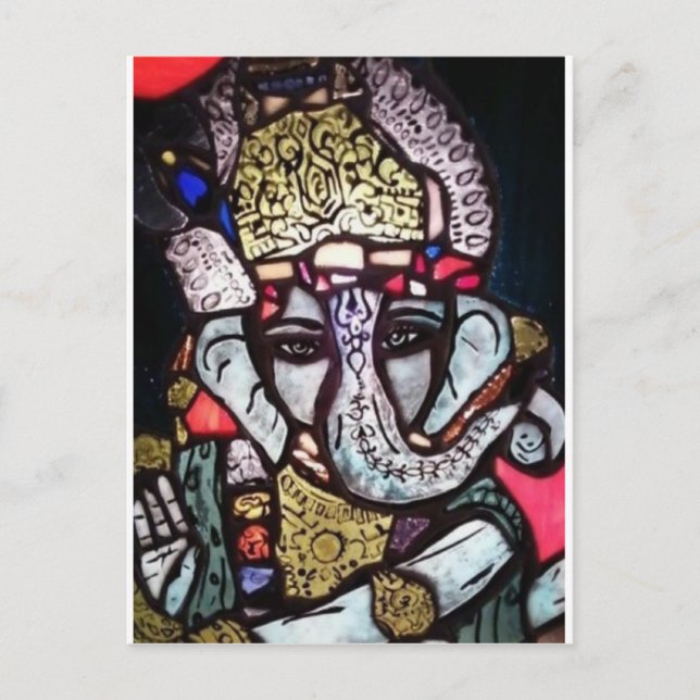 Cartão Postal Ganesh (Frente)