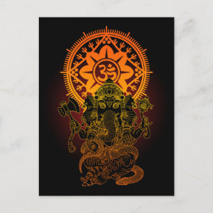 Cartão Postal Ganesha 02