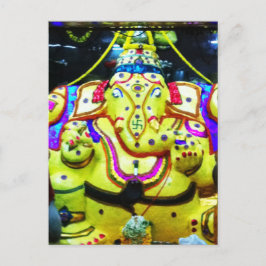 Cartão Postal Ganesha Decorada