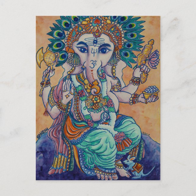 Cartão Postal Ganesha postcards (Frente)