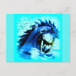 Cartão Postal garanhão selvagem