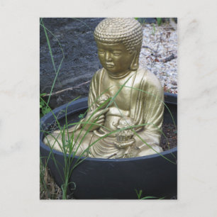 Cartão Postal Garden Buddha