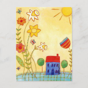 Cartão Postal garden galore