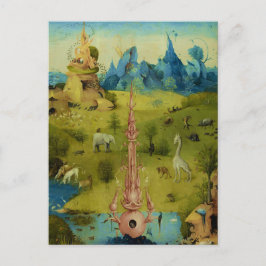 Cartão Postal Garden of Eden - Hieronymus Bosch