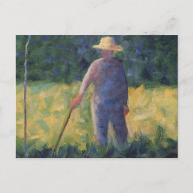Cartão Postal Gardener - Georges Seurat (Frente)