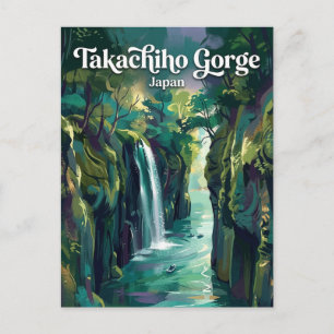 Cartão Postal Garganta de Takachiho Japão
