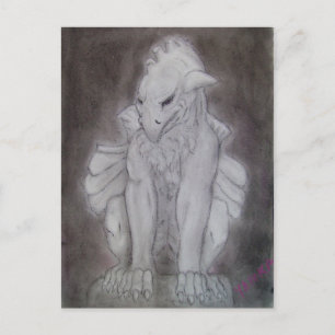 Cartão Postal Gargoyle