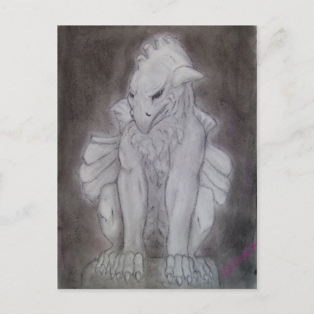 Cartão Postal Gargoyle (Frente)