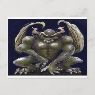 Cartão Postal Gargoyle
