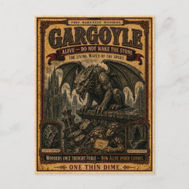 Cartão Postal Gárgula, Monstro de Circo Antigo
