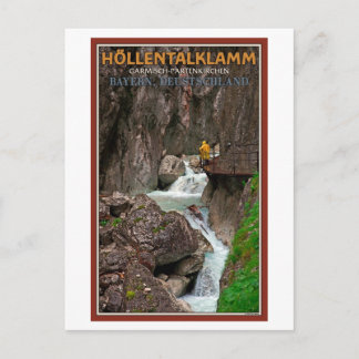 Cartão Postal Garmisch - Höllentalklamm