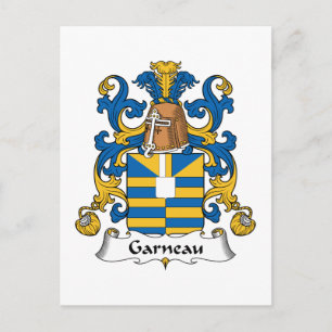 Cartão Postal Garneau Family Crest