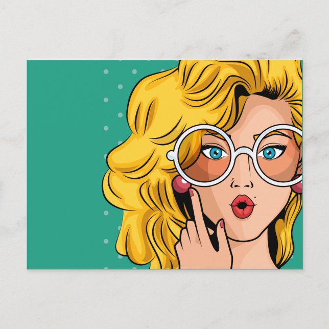 Cartão Postal Garota #1 (Frente)