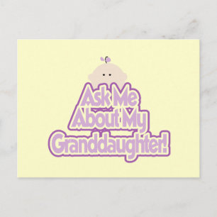 Cartão Postal Garota Bebê Perguntou Sobre As Camisetas Da Minha 