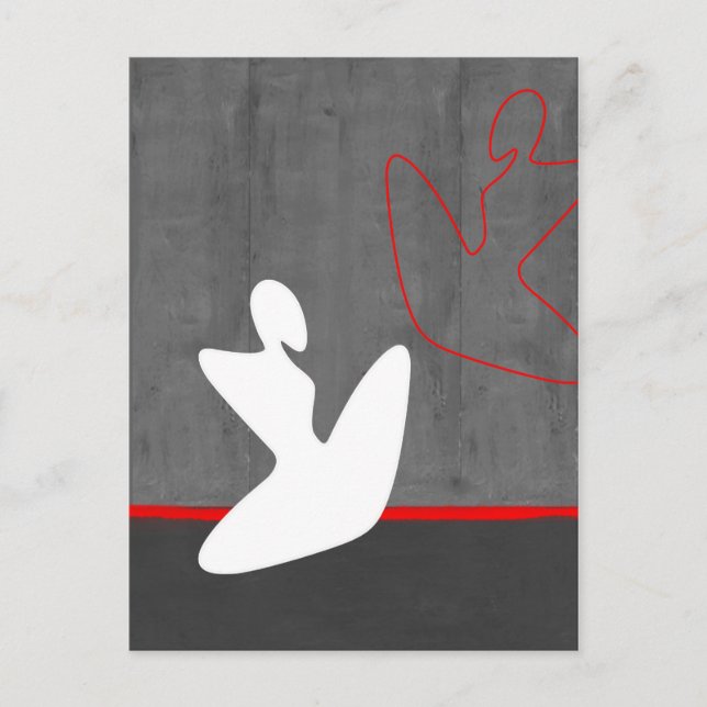 Cartão Postal Garota Branca (Frente)