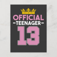 Garota de 13 Anos de Idade Princesa Oficial Adoles