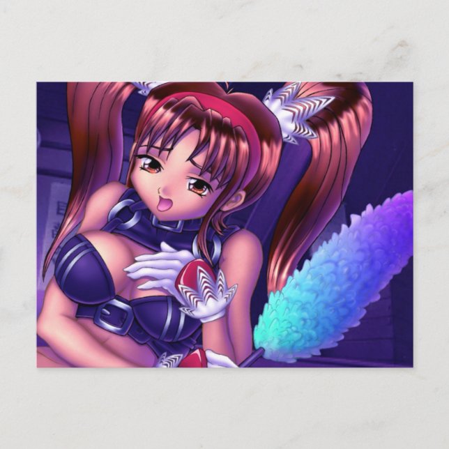 Cartão Postal Garota de Anime - Mel (Frente)