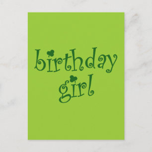 Cartão Postal Garota de aniversário para Ruas. Meninas de anive