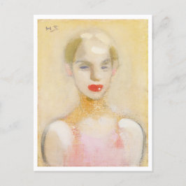Cartão Postal Garota de circo, Helene Schjerfbeck