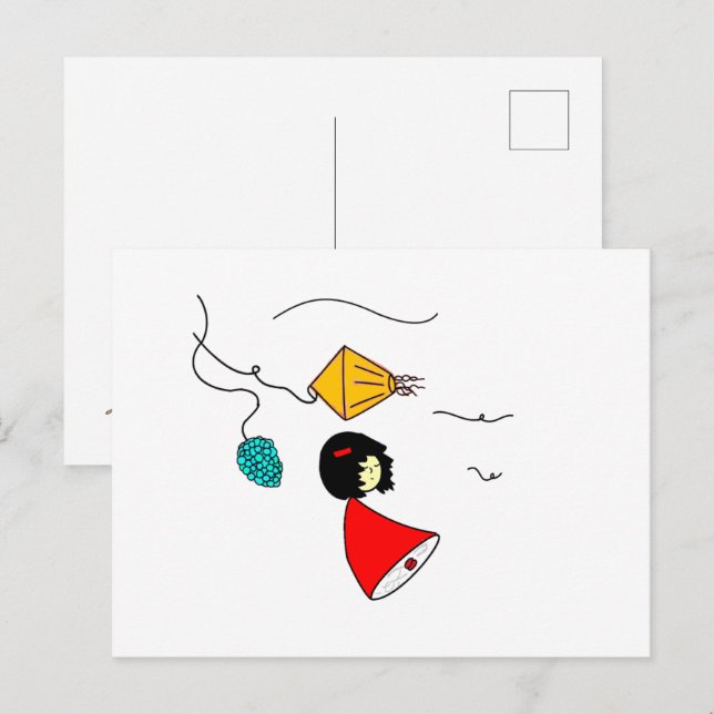 Cartão Postal Garota de Sonho (Frente/Verso)