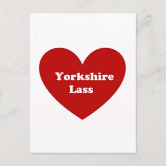 Cartão Postal Garota de Yorkshire