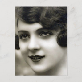Cartão Postal "Garota Francesa" Fotografia Antiga
