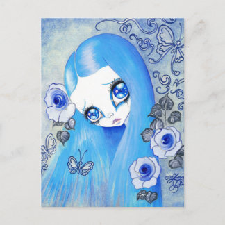 Cartão Postal Garota Goth : "Christine"