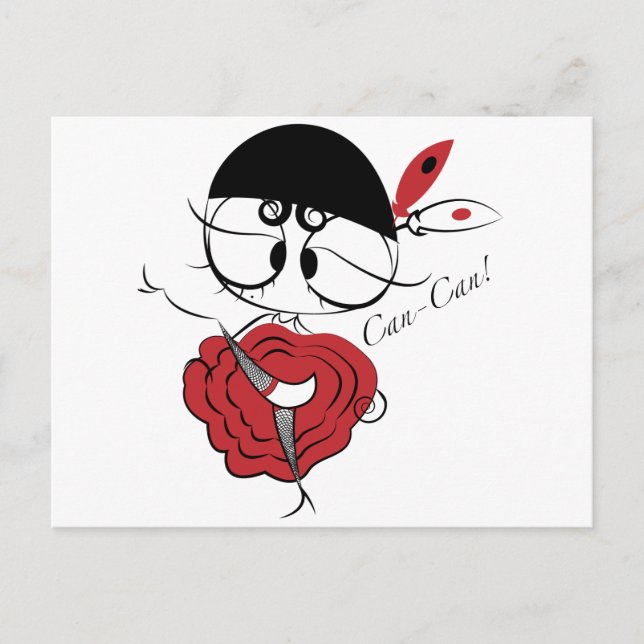 Cartão Postal Garota latina (Frente)