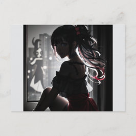 Cartão Postal Garota na sombra