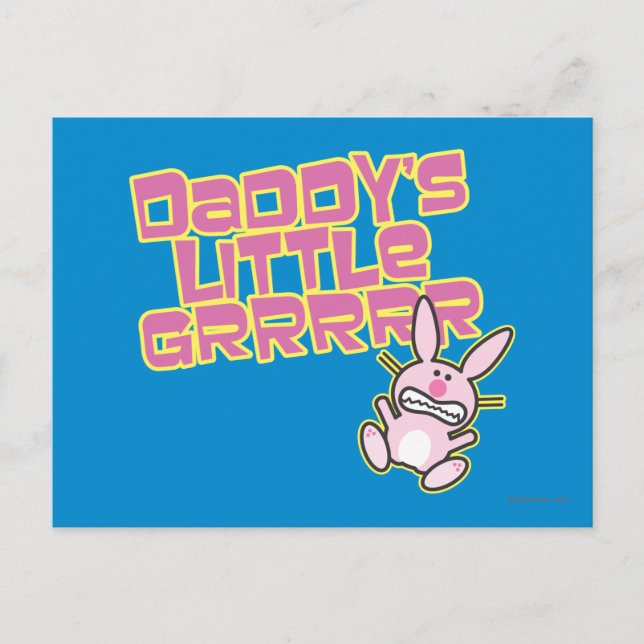 Cartão Postal Garota pai (Frente)