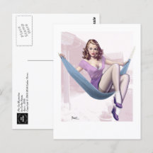 Garota Pin-Up com Fundo Urbano