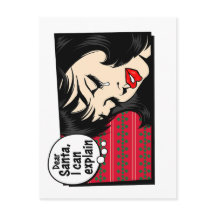Garota Pop Art de Natal Eu Posso Explicar