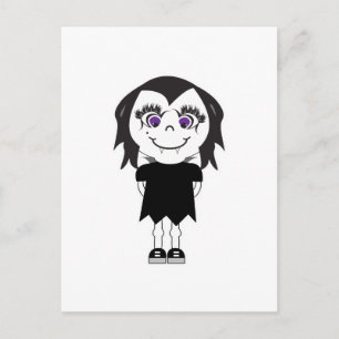 Cartão Postal Garota Vampira Corpo Inteiro