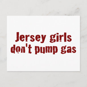 Cartão Postal Garotas De Jersey Não Bombeiam Gás (Nova)