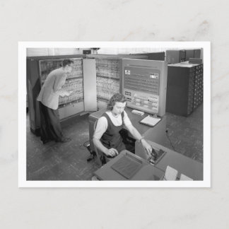 Cartão Postal Garoto Conhece Rapariga, Namorando De Computador, 