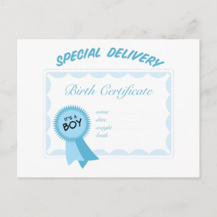 Cartão Postal Garoto de entrega especial