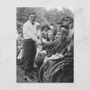 Cartão Postal Garoto na Casa Branca, 1925