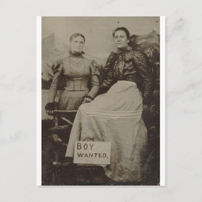 Cartão Postal Garoto Procurado (Frente)