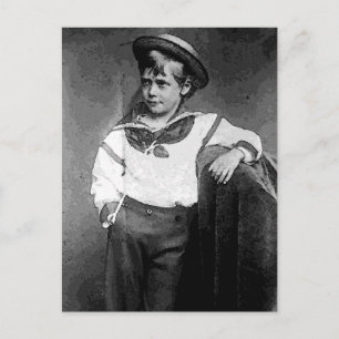 Cartão Postal Garoto Vitoriano