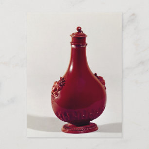 Cartão Postal Garrafa do peregrino, Meissen, c.1710