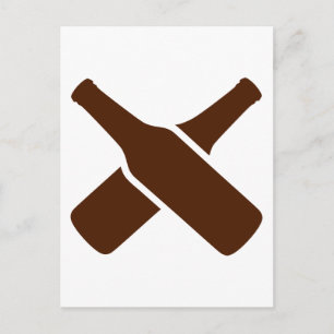 Cartão Postal Garrafas de cerveja