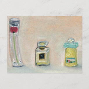 Cartão Postal "Garrafas de Perfume"