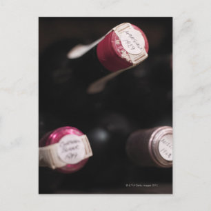 Cartão Postal Garrafas de vinho, por perto, Suecia.