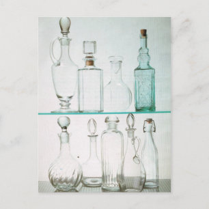 Cartão Postal Garrafas e decanters
